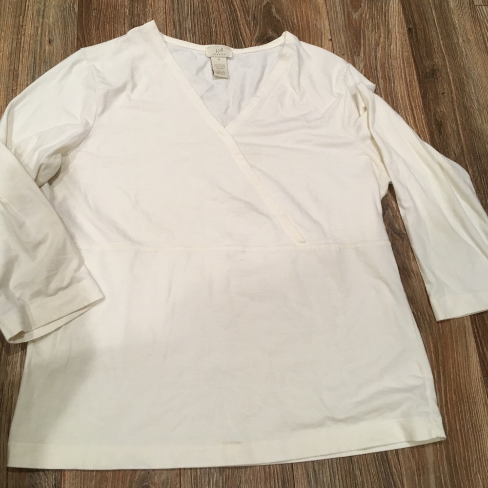 J Jill cream Top